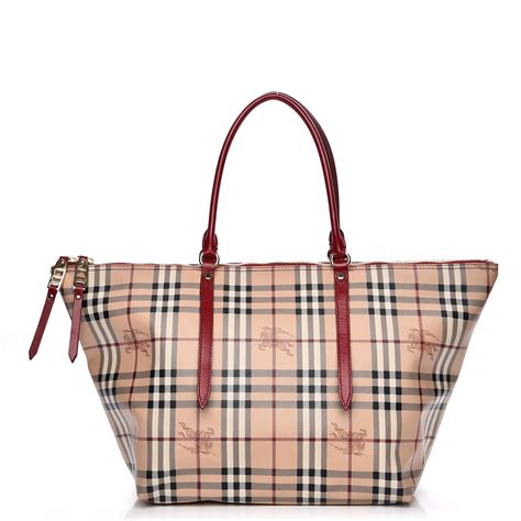 burberry plaid haymarket salisbury small tote red|burberry haymarket check tote sale.